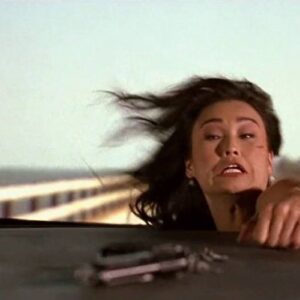 Tia Carrere Instagram - 30th Anniversary of this epic limousine fight with @jamieleecurtis courtesy of @jamescameronofficial and dear @jonplandau  @taniammakeup thanks for making me look so good even beat up