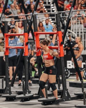 Tia-Clair Toomey Instagram - Sunday, 4:18pm: 7ia. Clair. Toomey.

Fourteen months after giving birth to daughter Willow, @tiaclair1 🇦🇺 wins her 7th CrossFit Games championship. It’s rare air: She now has as many titles as @tombrady has rings.

✍🏽: @christinedca 
📷: @emomphoto