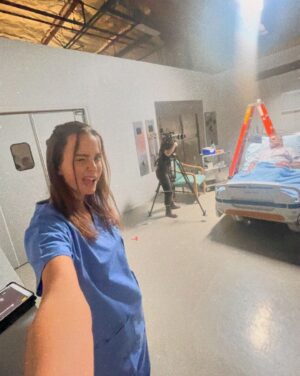 Tiffany Alvord Instagram - 🎬 Set Life - Week 1 Dump 🙈 

// Dr. Hannah Stone reporting for duty.. real talk this has been so fun and I want to do this for the rest of my life. The cast and crew made this project such an incredible experience. 🥹 I feel so stoked for this project and the magic made on set! #feelinggrateful #bts