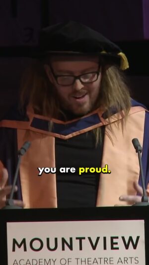 Tim Minchin Instagram - This speech is in my book too… but this one is a poem. What sort of asshole doesn’t love a poem-speech? Not my sort, that’s for sure. (My fave line, “I make up in internal rhyme what I lack in brevity”. Potential epitaph I reckon.) @mountviewldn

Link to full vid in bio for a while.
#YouDontHaveToHaveADream #DigitalHouseOfTimothy #Backstory #Speech #Inspirational #Motivational
