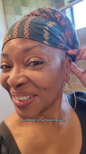 Tina Lifford Instagram - I put off getting a hearing aid for years, not out of vanity but sheer laziness. Don't let appearances, uneasiness, or misinformation keep you from taking care of yourself. This tiny device is barely noticeable, but the difference it makes in my life is huge. 🌟

So, whether it's a hearing aid, glasses, or any form of self-care, embrace what you need to thrive. Your wellbeing is worth it! 💪🏾

Leave 'newsletter' 'in the comments to receive free inner fitness tools and resources in your inbox regularly.

#SelfCareCommunity #TransformativePractices #DailyWellness #InnerFitnessProject #GrowthMindset #EmotionalWellBeing #MindBodySoul #spirituallyfit #livewell #tinalifford #mindsetofgreatness #greatnessawaits #createyourlife #focusonyourself #greatnessmindset #qotd #passion #innerfitness #dreambig #livewhatyoulove #dowhatyoulove #purposedriven