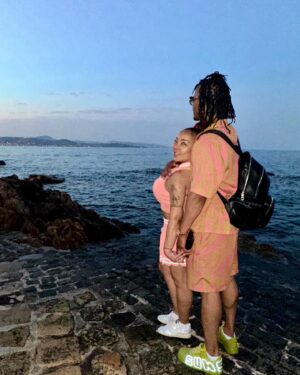 Tiny Harris Instagram - In another part of the world with my best man!! Thank you baby for loving me more than enough to fight for US for 23yrs!! My gift & my curse!! Lmao 💋 @tip