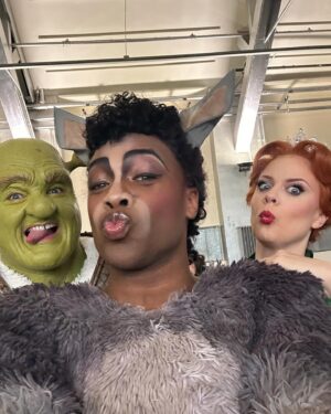 Todrick Hall Instagram - This is the content you’re getting for the next 2 months. Deal with it! Day one of @shrek_uk complete ✅