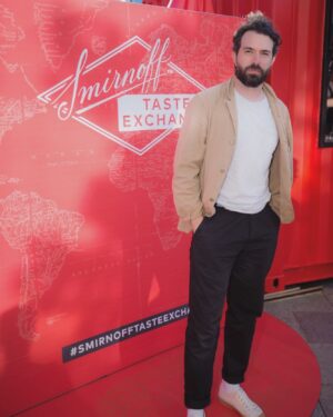 Tom Cullen Instagram - First night out in tiiiiiime. Anxious social chat and drunk after two drinks...so, I guess I’m 16 again then?

@smirnoffeurope hosted with the mosted - I realise that’s not a thing - thanks for getting this teenager out.