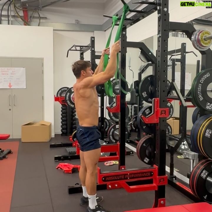 Tom Daley - 267.7K Likes - Training Camp so far… 🏋️♀️💦🧶