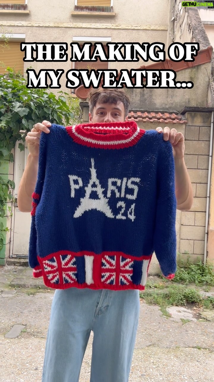 Tom Daley - 152.3K Likes - The making of my sweater! 🇬🇧🧶🇫🇷 #olympics #paris2024 @madewithlovebytomdaley