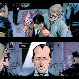 Tom Taylor Instagram - “There’s a child.”
Nightwing #111 is out now. 
Art by @samibasriart and @adrianolucascolor.
#Nightwing #Batman #alfredpennyworth #brucewayne #dickgrayson #dccomics #comics #dc