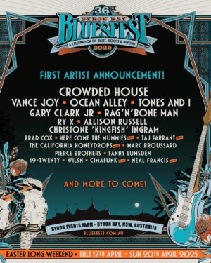 Toni Watson Instagram - When I was a busker I entered into the @bluesfestbusking where the winners got  to play @bluesfestbyronbay. It was truly the first festival I ever played and I carried my broken keyboards and loopers  through the rain, I was setting up when a stage hand asked if I needed help I thought "what that's not a thing, people never helped me before", I proceeded to set it up myself and After a 30 minute set with 10 of my girls front row (only row) we enjoyed the festival that we could never afford otherwise. I saw @ragnboneman  who was a true highlight for me and I knew it wouldn't be the last time I played here.  Now 7 years later I am one of the headliners and @ragnboneman  is also coming back to play this same festival. I won't speak much on it being "the last blues fest ever" because I truely hope it's not but just incase it is.. we are going BIG! 
Swipe for baby tones 2018  bluesfest post.