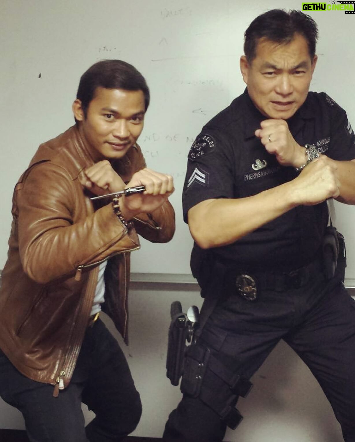 Tony Jaa - 20.6K Likes - Congratulations to my brother, P12 Pete (พีท เพิ่มแสงงาม), who recently retired after working as a police officer in the LAPD for over 34 years. Skilled in martial arts, I am proud that he taught Muay Thai at the LAPD Academy for years. I wish him the best of luck in the next chapter of his life as he embarks on becoming a consultant for the Royal Thai Police in tactics and defensive tactics.