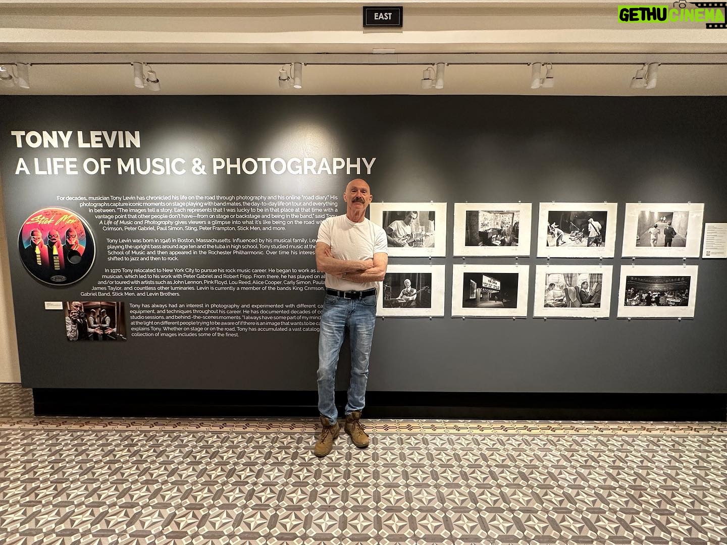 Tony Levin - 3.6K Likes - StickMen playing tonight at the Haggin Museum, in Stockton, CA, where a big exhibition of my photos just opened today.