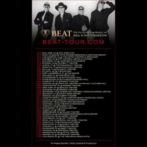 Tony Levin Instagram - BEAT - Belew/Vai/Levin/Carey play 80s King Crimson!
Artist Pre Sale: Tuesday April 2 @ 12pm EST
Password: BEATTOUR
https://BEAT-tour.com

#adrianbelew #stevevai #tonylevin #dannycarey #kingcrimson #tool