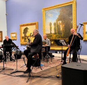 Tony Levin Instagram - Band of Brothers at the Haggin Museum in Stockton, California.