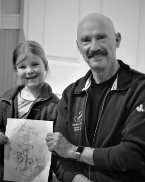 Tony Levin Instagram - Just when you think things couldn't get much more special... The Stick Men show in Liverpool, NY was great, then afterward a young artist give me her drawing of the band with the spirit of John Wetton hovering over it. Pretty special, I'd say.