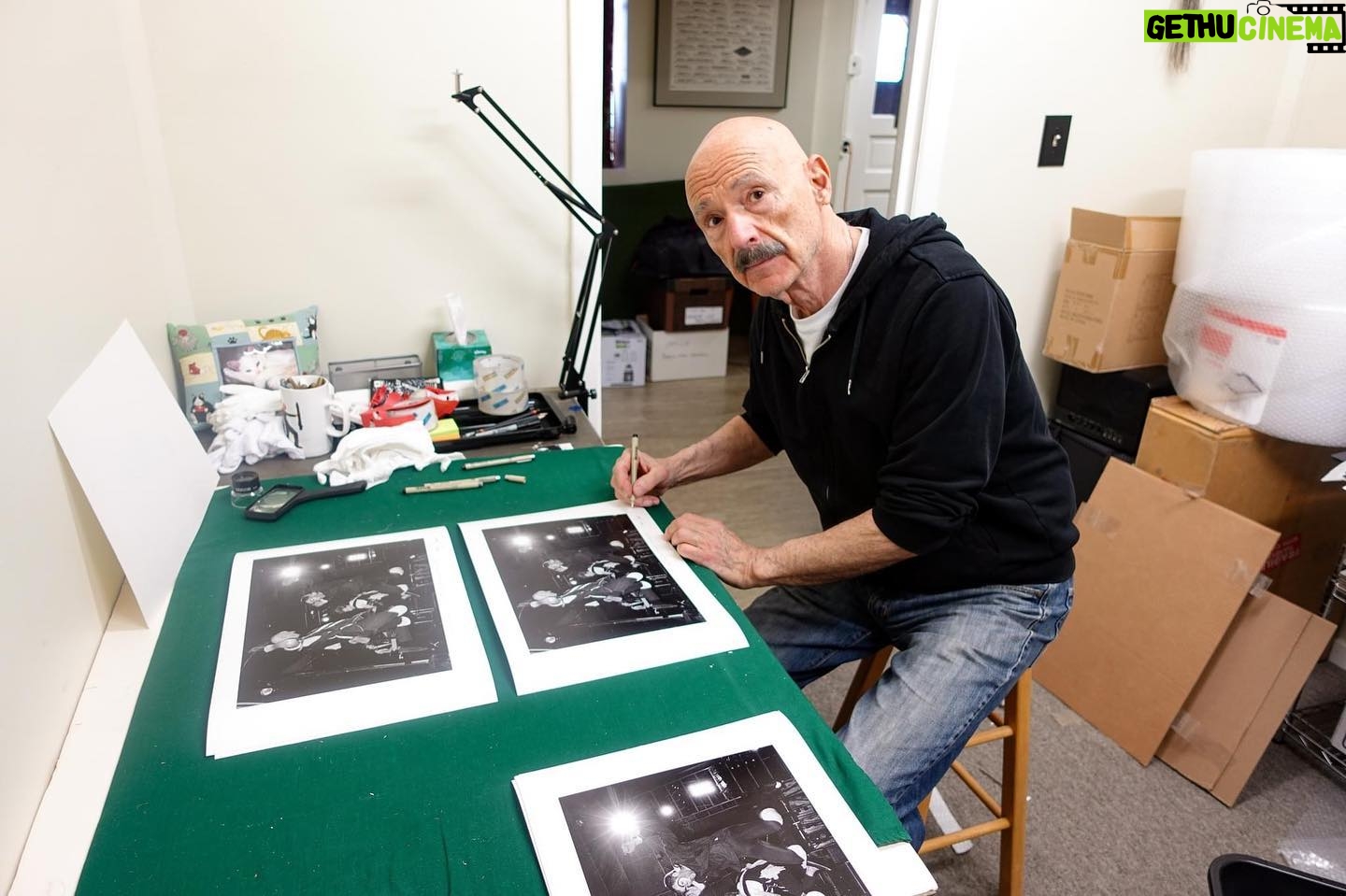 Tony Levin - 2.6K Likes - It’s signing time for me. My new photo prints will go out in May, but I’m heading on the road soon, so need to get them signed now. Gotta love those Sakura pigma micron 05 pens.