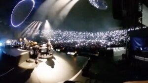 Tony Levin Instagram - A 360 shot of us getting on stage in Verona, Italy. Shot with my Ricoh Theta Z1 360 degree camera. 

Thank you for the warm welcome! #petergabriel