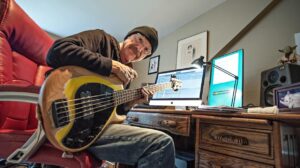 Tony Levin Instagram - Bass Magazine always keeps me on my toes, this time with a 10 question drill. Not sure how I did on the answers, but I love that the two pics show the same MM bass, before and after strip-job!

https://bassmagazine.com/artists/10-questions-with-tony-levin