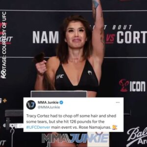 Tracy Cortez Instagram - Tracy Cortez pulled out all the stops to make weight for the #UFCDenver main event 💇‍♀️

🔗 FULL RESULTS IN BIO