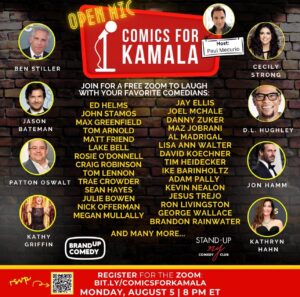 Trae Crowder Instagram - Some very VERY famously funny people are on this Zoom event tonight (and also me [which is wild])!

8 ET/5 PT, be there! Scan that QR code or go to the link at the bottom of the flyer to RSVP.