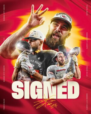 Travis Kelce Instagram - We signed the greatest tight end ever to a new contract.