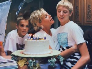 Trevor Duke-Moretz Instagram - My 13th Birthday- Colin, my mom, and me. Family is everything - you can't buy memories so hug the ones you love ;-)