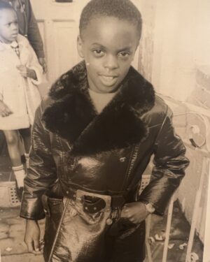 Trevor Nelson Instagram - Pimpin’ ain’t easy. I must’ve been around 8 years old. That coat,the watch, proper poundshop swag 😎