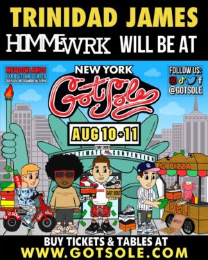 Trinidad James Instagram - NYC LETS GET IT THIS WEKEEND . DAD is Home. @hommewrk 2 Day Pop Up with @gotsole