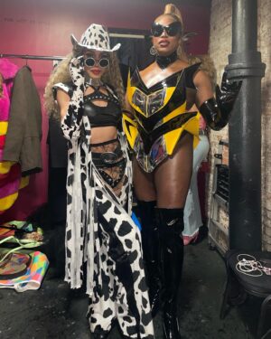 Trinity K. Bonet Instagram - Just ACT l & ACT ll at @3dollarbillbk  for the @beyonce album release party in NYC!!! MY WINNER BABY! @sapphiracristal So proud of you and your representation let’s not get that closet my God!!! Good luck sister🤞🏽❤️🤟
