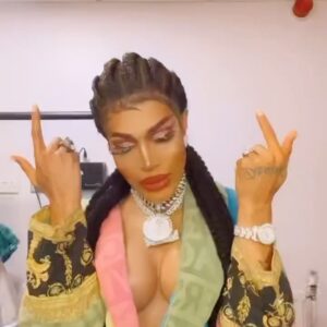 Trinity K. Bonet Instagram - Swipe left…..back story lol so 2023 I toured wit the little mermaid in the uk/london etc 😔😒 lol with one of these dressing room lip sync do you all like the most???? O and tag @realmissnatalienunn and @thezeusnetwork  and tell them I’m a badboy😎💯🌹 #
AND tag @phaedraparks..she lookin for queens for a  show!!! #manyfaces #theblueprint #assaian
