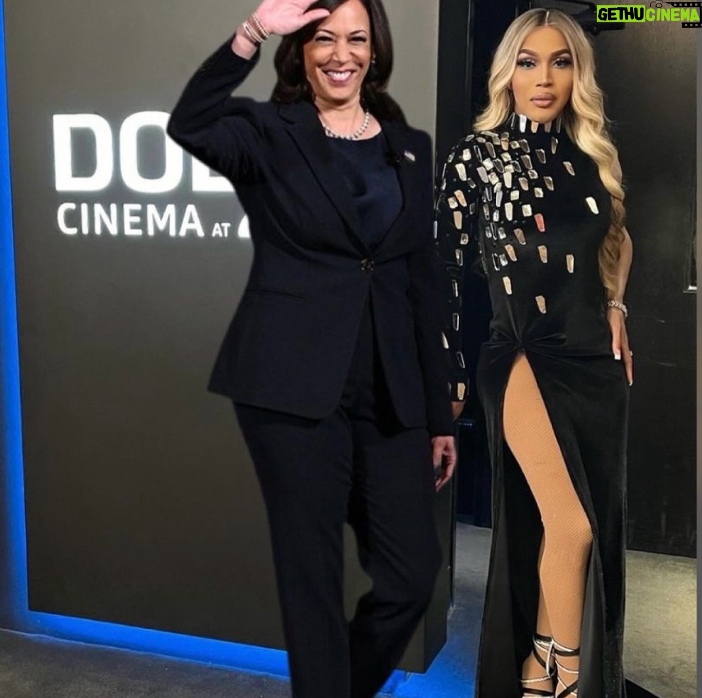 Trinity K. Bonet - 14.2K Likes - The internet wins lol I asked my followers to put me in a pic wit @vp and baby they didn’t disapoint lololol some nice some to abit much lol im soooo exicted!!!! Two presidents of color in my lifetime!!!! Whew pics are for run!