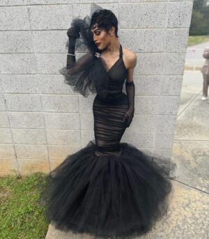 Trinity K. Bonet Instagram - A evening at black America!  Gown made by @_devdadon