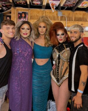 Trinity the Tuck Instagram - Great to spend time with some of my drag family! Surround yourself with people who support and uplift you! In this world your family/chosen family are most important! ❤️❤️❤️