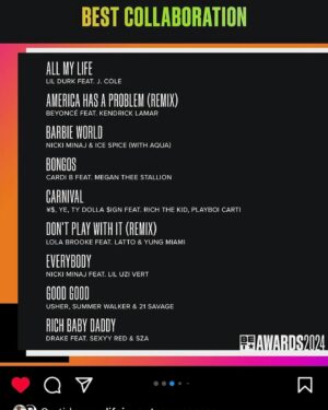 Ty Dolla Sign Instagram - Thank u for the nominations @bet 🤲🏾 

honored

🦅