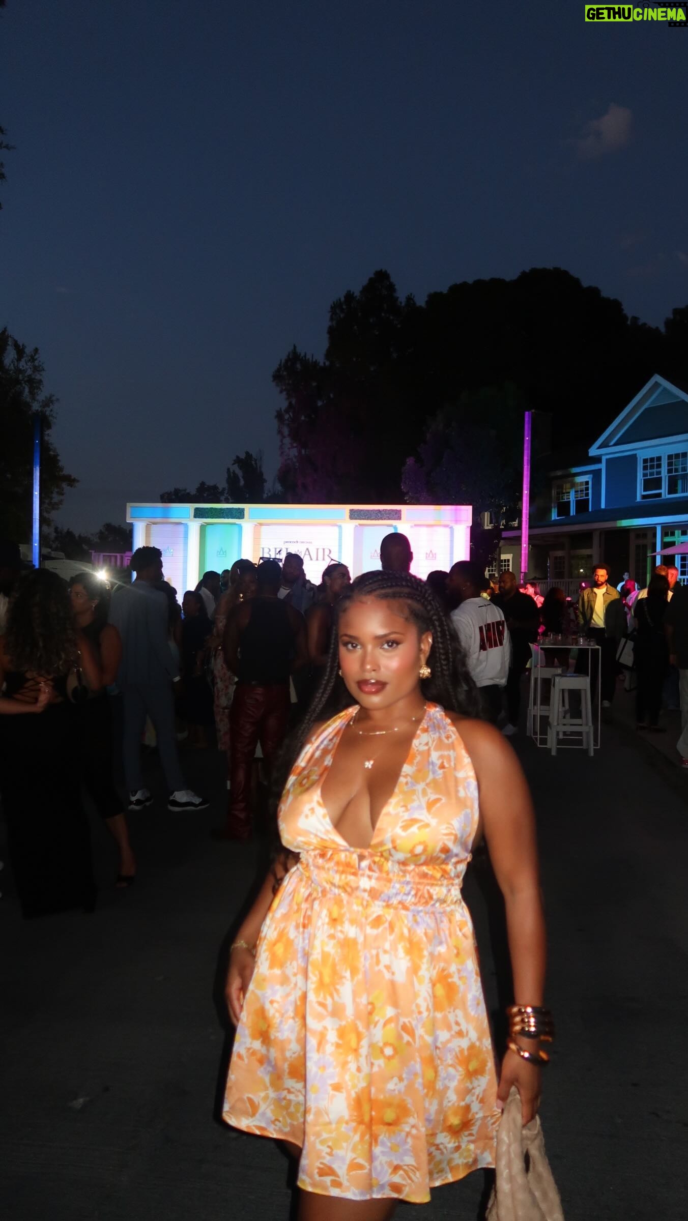 Tyla Gomez - 3.8K Likes - dapping up the 10s @belairpeacock premiere party 🤣🤗 #dappingup10s