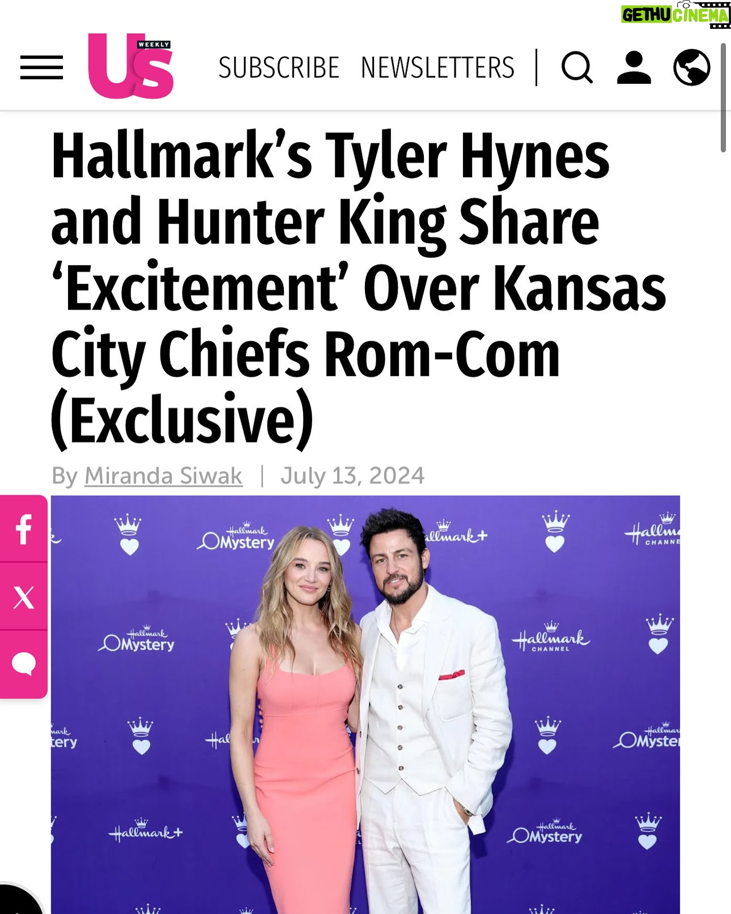 Tyler Hynes - 9.7K Likes - Thanks to all the writers, publications, onlookers and local background artists who joined us for the fun we’ve had. It’s not over, but we’re in the end zone ;)
@chiefs ✖️ @hallmarkchannel
#HolidayTouchdown : a chiefs love story
@hunterking @baderdiedrich @ed_begley_jr @megynpriceless @donnakelce @richardreihl @christine.ebersole.official @trey_smith @mecolehardman4 @avahunt @graciehunt @richardchristy1974 @kristychristyyy @slyjamesthecat @jennabhager @georgekarlaftis @clyde_22 @kcwolf @putchfilms @mrsjp24 @candicemeghan @lhdhallmark @laraekrug @rikertd @anniehowellpr @poperandy @therealstathos @mrsjennylatz @kimkruse06