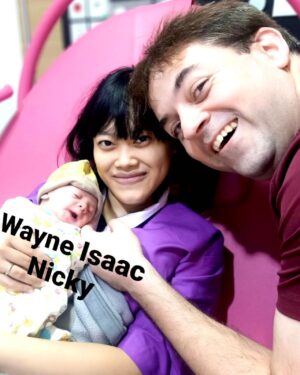 Tyson Lynch Instagram - Congratulations my beautiful friends, mummy and daddy @dyahsekar “ Sister eagle 🦅 “ and MY 🐐 🐷 🦅 brother “ @kangdanbule on the birth of your handsome little bundle of JOY , Wayne Isaac Nicky. I love you guys HEAPS and I can’t wait to meet him in the near future 🙏🏻❤️🤗🙏🏻❤️🤗