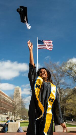 University of Michigan Instagram - The best part of graduation was celebrating the Class of 2024! 🎓 #MGoGrad #Victors2024