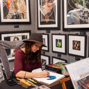 University of Michigan Instagram - The @AnnArborArtFair on full display 🎨