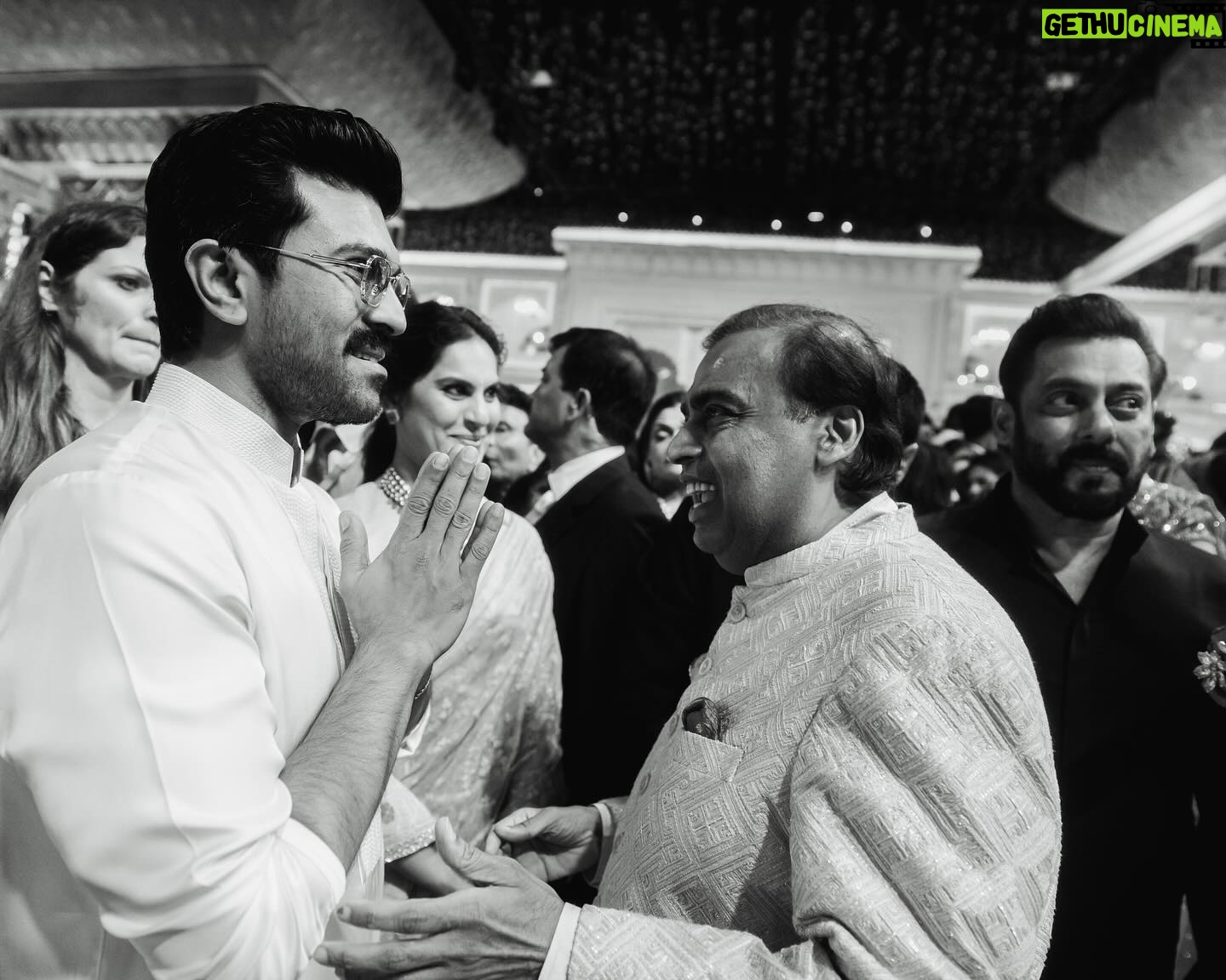 Upasana Kamineni - 1.9 Million Likes - Dearest Anant and Radhika,
Congratulations and best wishes on your beautiful journey together.
Anant, your big heart has touched us all.
Neeta ji, the way you showcased the Indian culture of welcoming a daughter into the family has set an example for the rest to follow.
Mukesh ji, we are truly inspired to your exceptional hospitality and humility.
Warm Regards ,
Upasana & Ram Charan