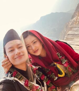 Upasana Singh Thakuri Instagram - Some of my favorite pictures from our upcoming film “KHUSMA” 🎬. We are beyond excited to announce that our film ‘Khusma’ will be hitting theaters on September 19th/Asoj 3rd. The journey of bringing this story to life has been nothing short of amazing, and I can’t wait for you all to experience it. Stay tuned for our upcoming song as well ! Don’t forget to save the date ❤️