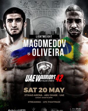 Usman Nurmagomedov Instagram - Хочу пожелать удачи в поединке своему брату @amru_magomedov 
  Его бой пройдет в субботу 20 мая на  @uae_warriors 
  Следите за этим парнем ,  очень скоро он объявит о себе на весь мир 👊🏻🌎