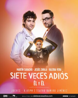 Valeria Vera Instagram - Esta será una noche especial y llena de amor ✨
Hoy regresa para contar la historia de ÉL Y ÉL de #sietevecesadiós ❤️‍🩹 @valerozavera para darle vida a #lamore, y junto a @martinsaracho y @jesuszavala_mx harán de tus jueves algo mágico. 

🎟️ en sietevecesadios.com y en la taquilla del @teatroramirojimenez