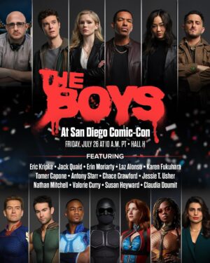 Valorie Curry Instagram - Psyched to be headed back to #sdcc with this crew.
See y’all tomorrow!