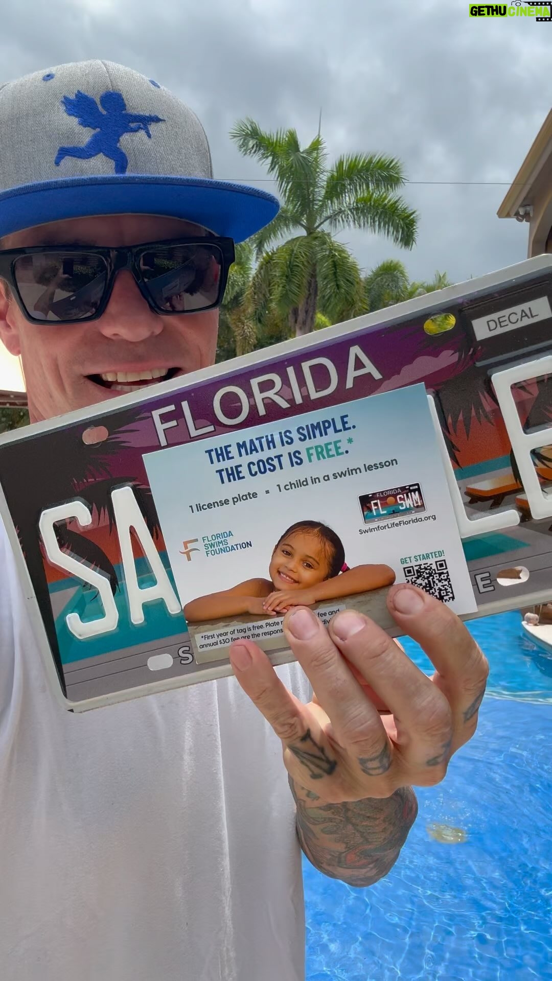 Vanilla Ice - 4.3K Likes - Hey guys, this is awesome. We are doing custom license plates easy to order and all of the proceeds goes to helping these children learn how to swim. #FloridaSwimsFoundation #SaveLives #LearnToSwim #Florida