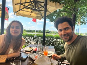 Varun Dhawan Instagram - My constant #khoobsurati ❤️in my life 
#tbt filming in Serbia for #honeybunny getting bruised was pretty normal on that set