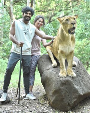 Vasishta N. Simha Instagram - ಸಿಂಹಿಣಿಗಳ ಜೊತೆ..!!❤️🦁

#simhapriya #travel #forest #lion #wanderlust