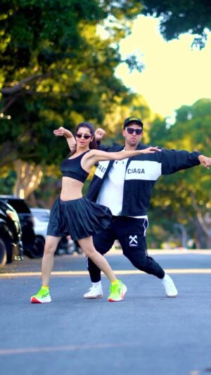 Vedhika Instagram - India x LA…Tauba Tauba 😱❤️‍🔥 @mattsteffanina 
🎥 @justin.corbo 
#TaubaTauba #India #LA #Dance #BeverlyHills