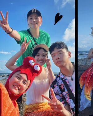 Vera Yen Instagram - ：
小時候好喜歡第六感奇緣·人魚傳說🧜🏻
沒想到長大後出外景也可以體驗當小美，
是說樂極生悲回來確診，
再也不是天選之人，
目前失去嗅覺味覺，
🥵辣炒海瓜子都不辣了💦

🧢 @newbalancelifestyle
#newbalance 
#廣告Start斗