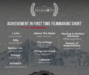 Veronika Dash Instagram - Thank you to everyone who played a part in making this film with us!!! Excited to be nominated in 4 categories at the @mammothfilmfestival 🏔️🏆 

- Best Director | @andrew_sandler 
- Best Actress | Short @veronikadash 
- Best Cinematography | Short @guillermocameo 
- Achievement in Filmmaking

It takes a village — quite literally. It’s feels great to be recognized for our hard work and nominated by our filmmaking peers. Can’t wait to see everyone on the mountain March 2!! 🎿 

@dojohouseco @itsabiperl @burberryboxers @genghis_khen @sderlug @shannoncgriffin @dannypollack_ @lucas.rfx @_gluch @rossginsberg @colts.world @shiningrae @kevinlaxcomposer @iamadriandev @greggwalrod   everyone who supported us on @seedandspark 🙏🎥
