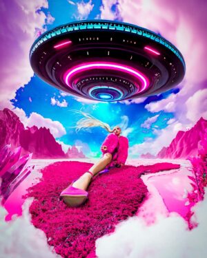 Veronika Dash Instagram - The next Sequel to the Barbie Franchise…Out of this world 👽😂👱🏼‍♀️ To all the creatives, just a reminder to stay creating, imagining and dreaming 💕 Everyone in the industry has felt the ripple effect after the back to back strikes, the radical changes from rapid technology advances but the truth is…AI can never replace the human imagination 💭 #dream
📸: @mastermindfotoo 
💄 @makeupbykandirose 
💇🏼‍♀️ @seanchristopherfears x @bellamihair 
👗 @thenikkiparisi x @revolve x @naniifyourenasty 
📍 @yaboyneo