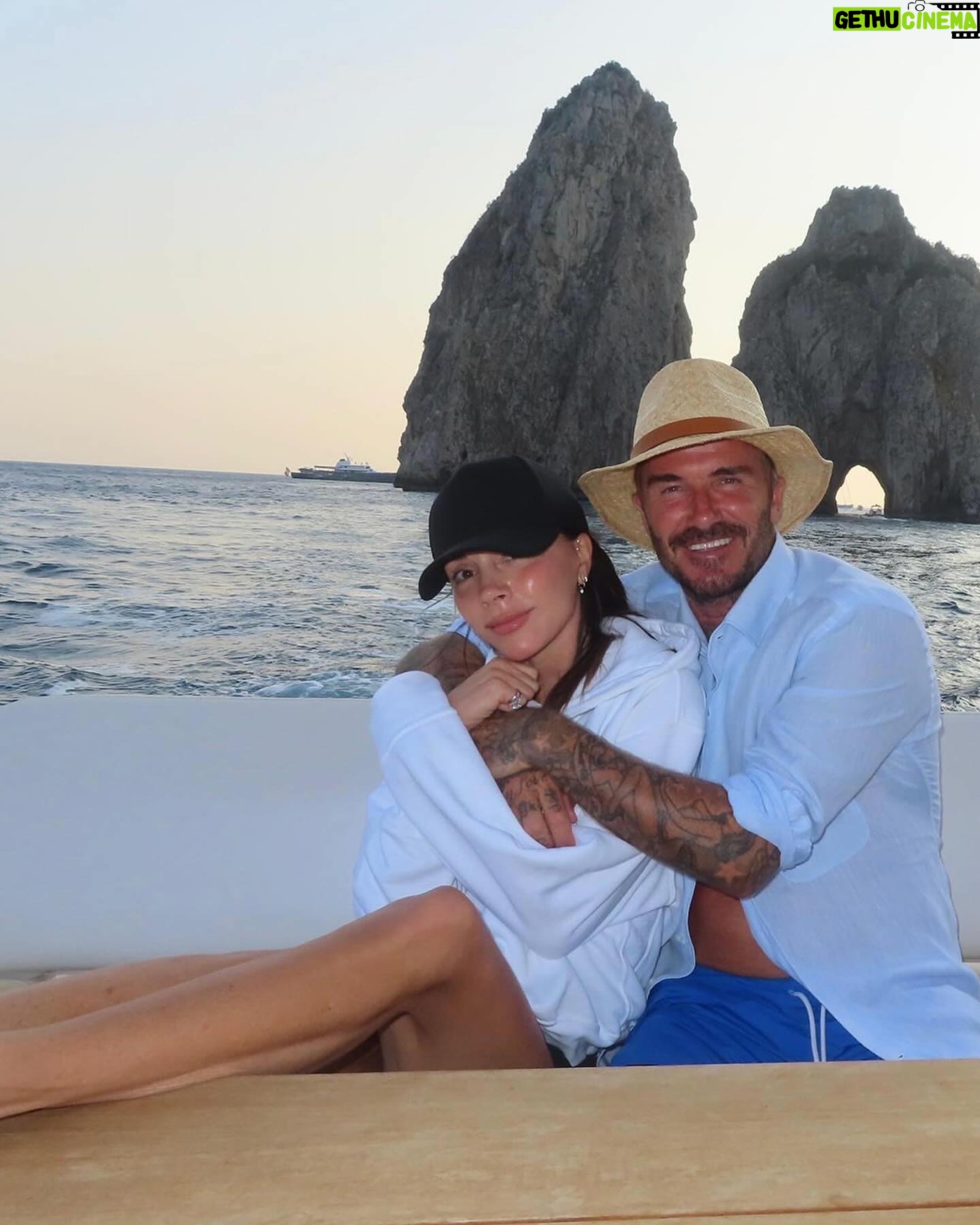 Victoria Beckham - 885.9K Likes - Happy summer!!! Creating memories and sharing special moments. I love you all so much!!! @davidbeckham @romeobeckham @cruzbeckham #HarperSeven xx missing you @brooklynpeltzbeckham @nicolaannepeltzbeckham x